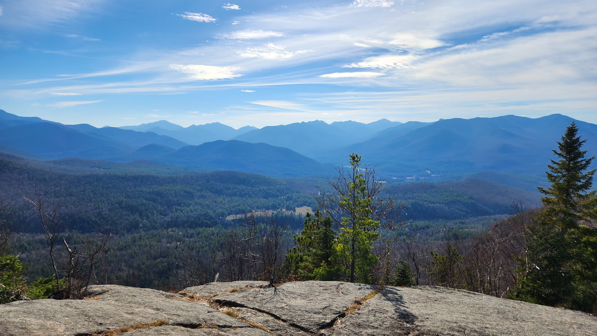 The expansive Southern view from Big Crow in the Autumn.