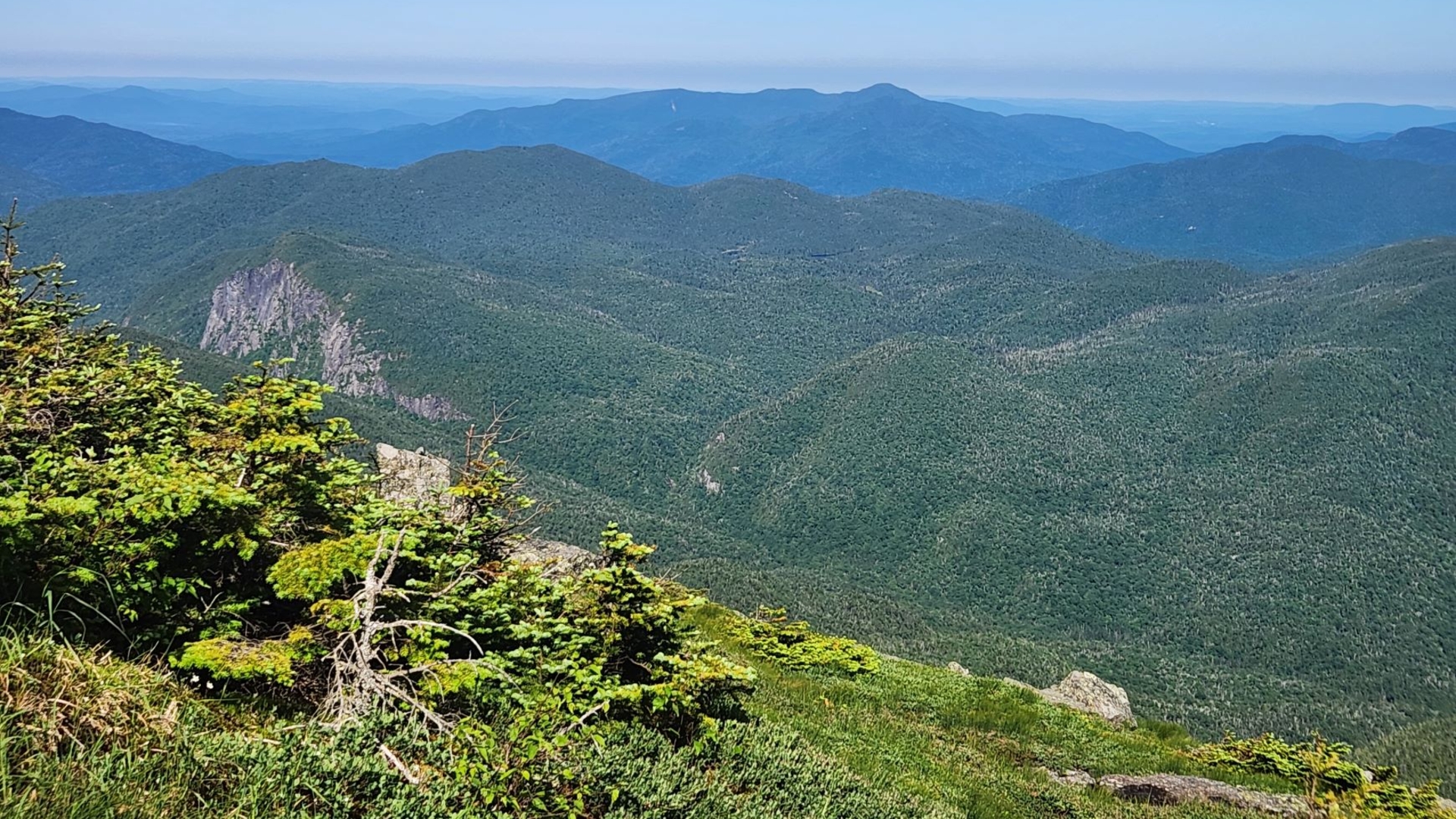 Indian Pass as seen from Algonquin Mountain.