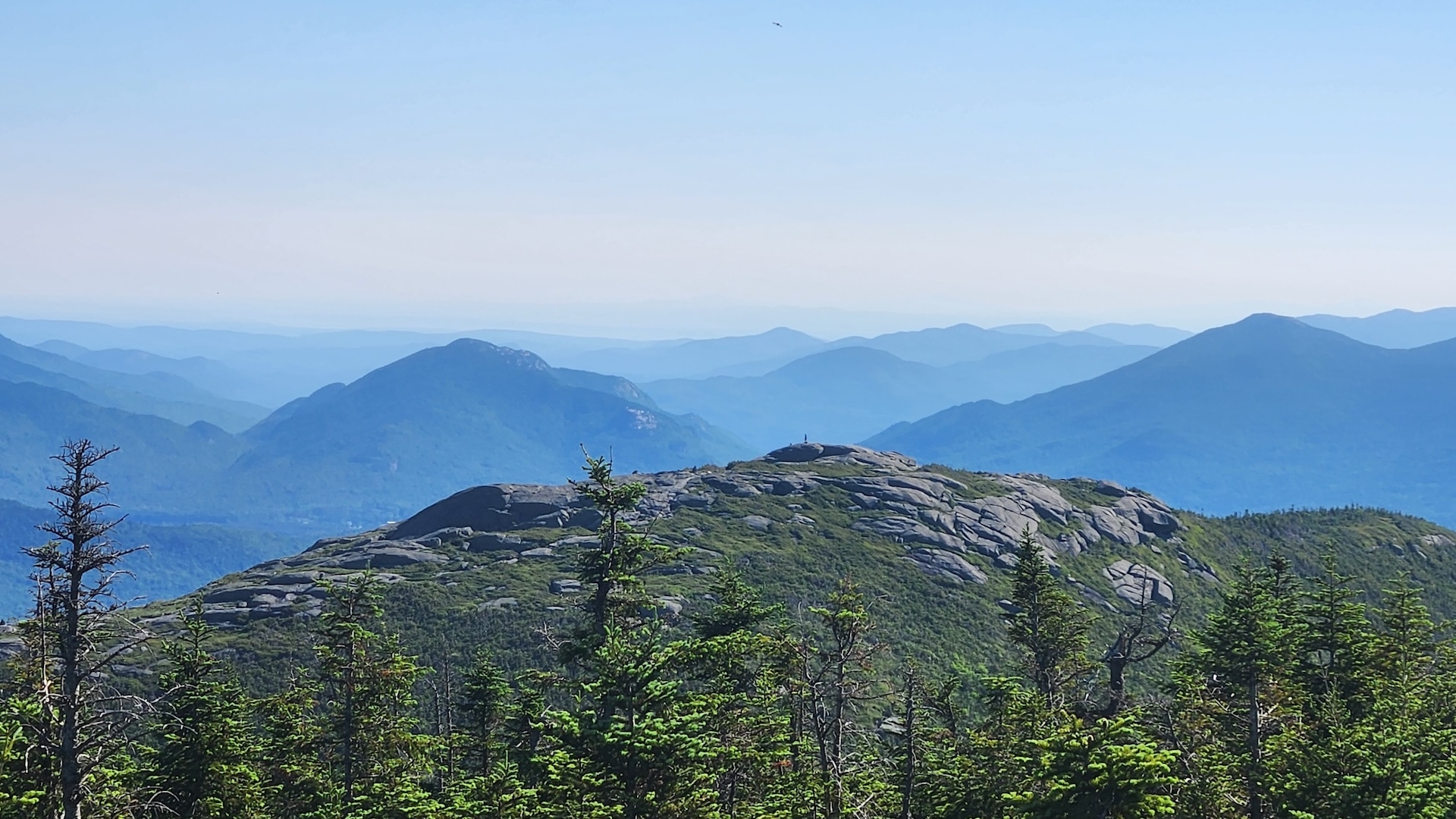 Wright, as seen from Algonquin, on a beautiful Summer day.