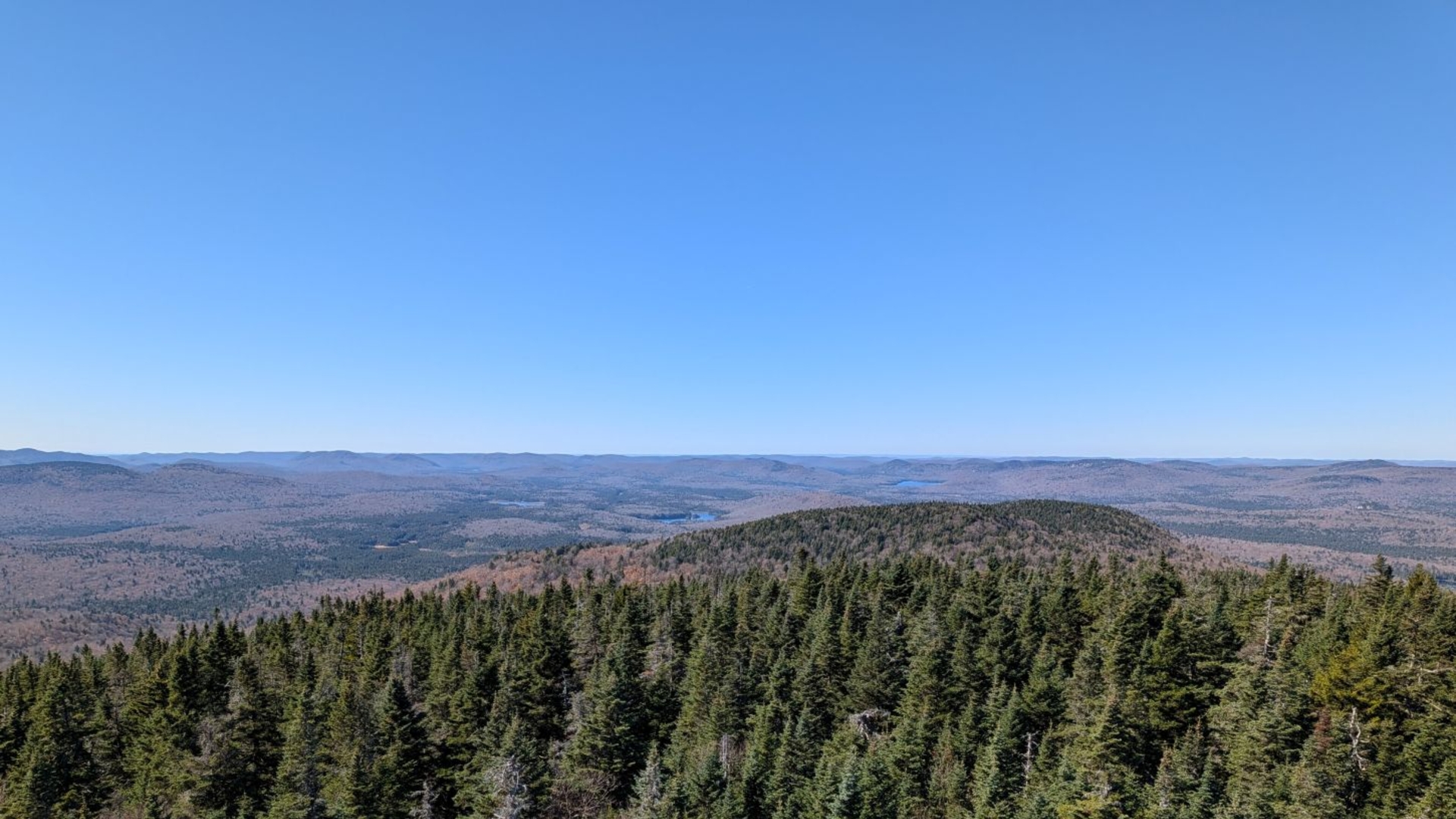 West Canada Lakes Wilderness as seen from Pillsbury Mt. Fire Tower
