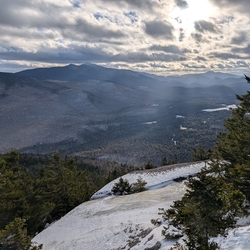 Whiteface Mountain as seen from one of the many ledges on Catamount.
