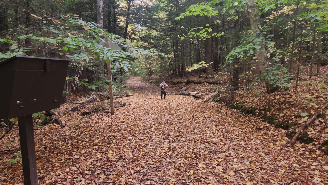 Quinn at the trailhead