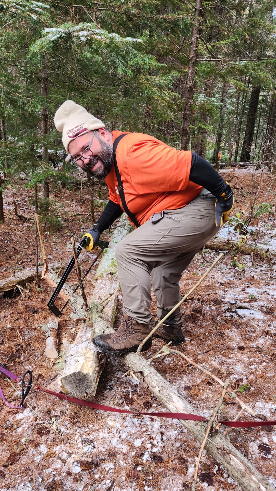 me with my wood