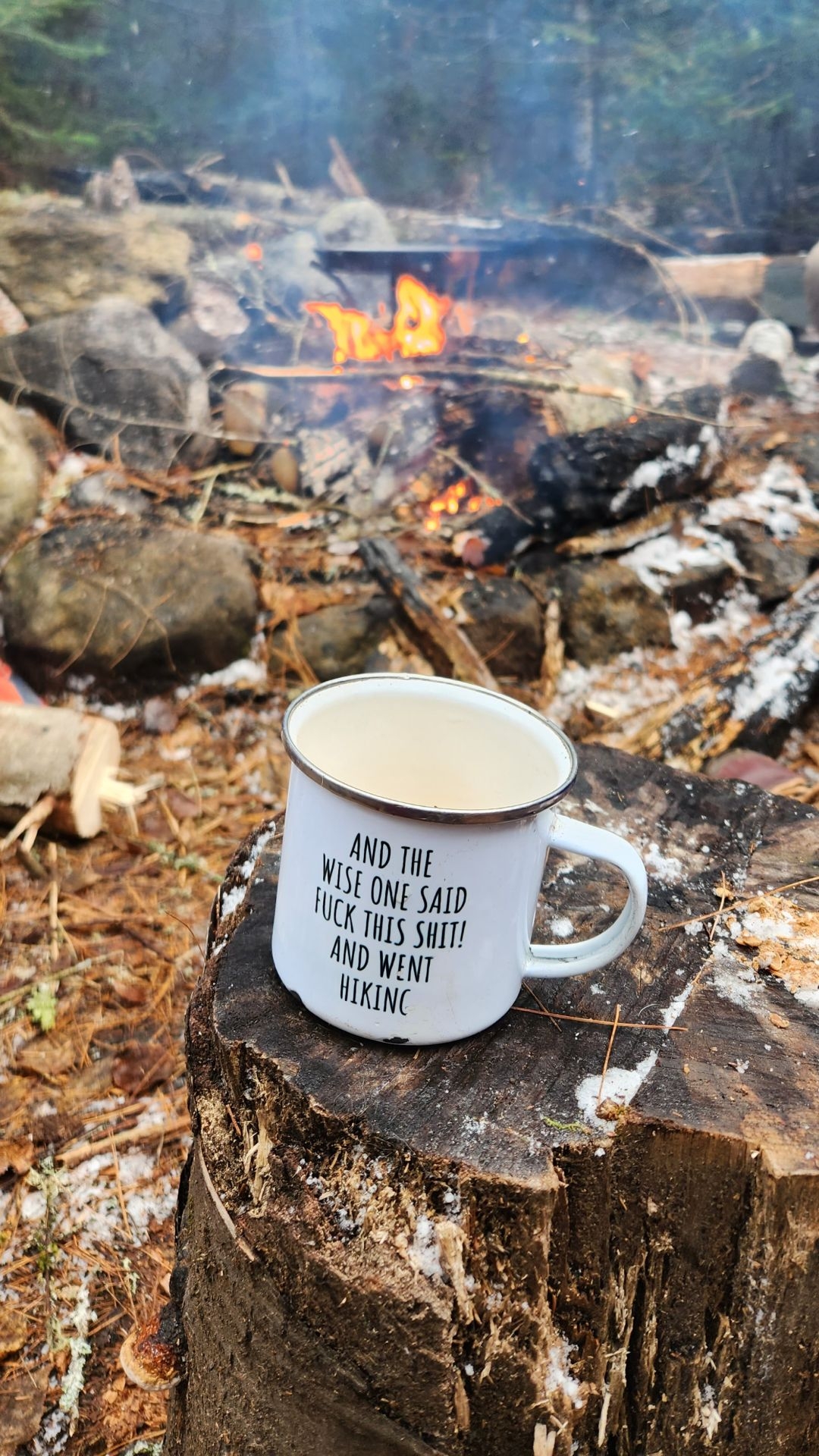 Mug by the fire