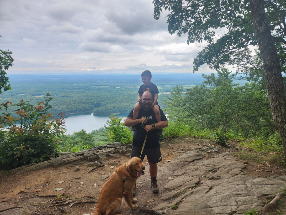 at the overlook