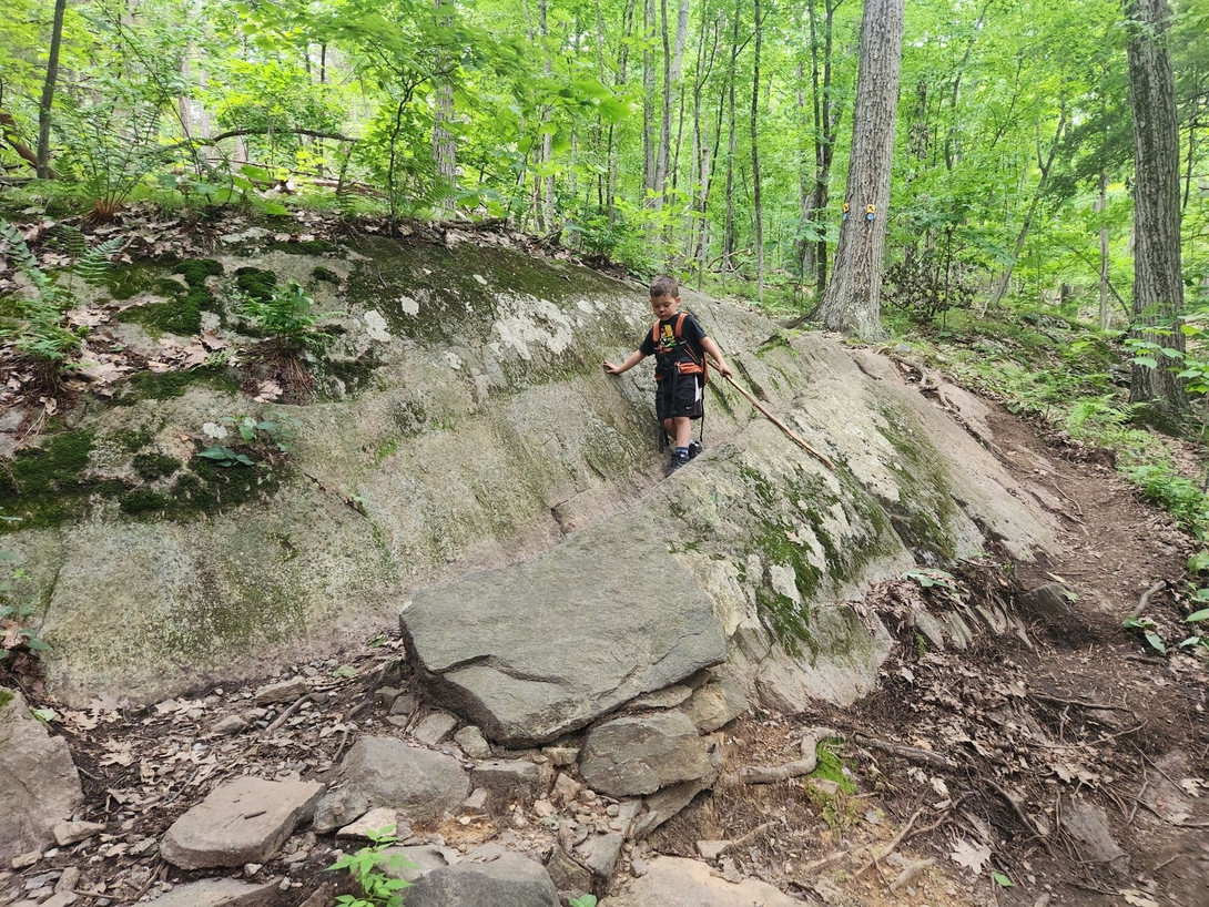 down the slab