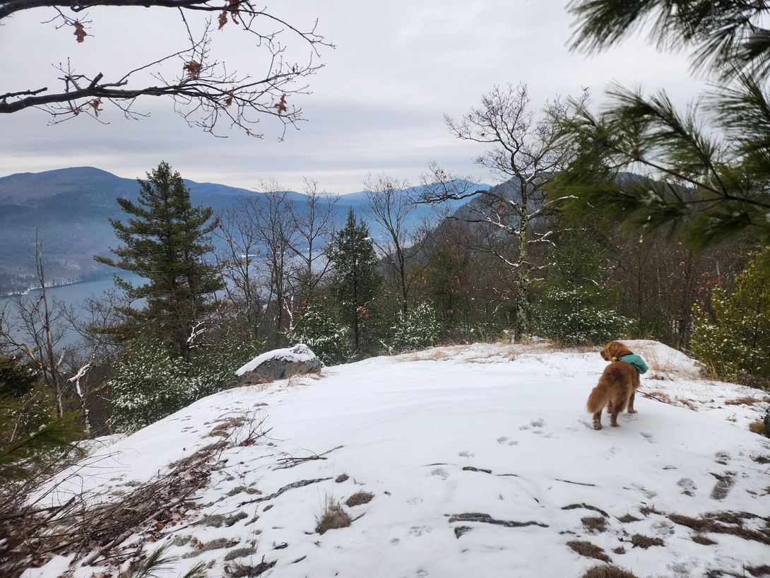 looking across the final overlook