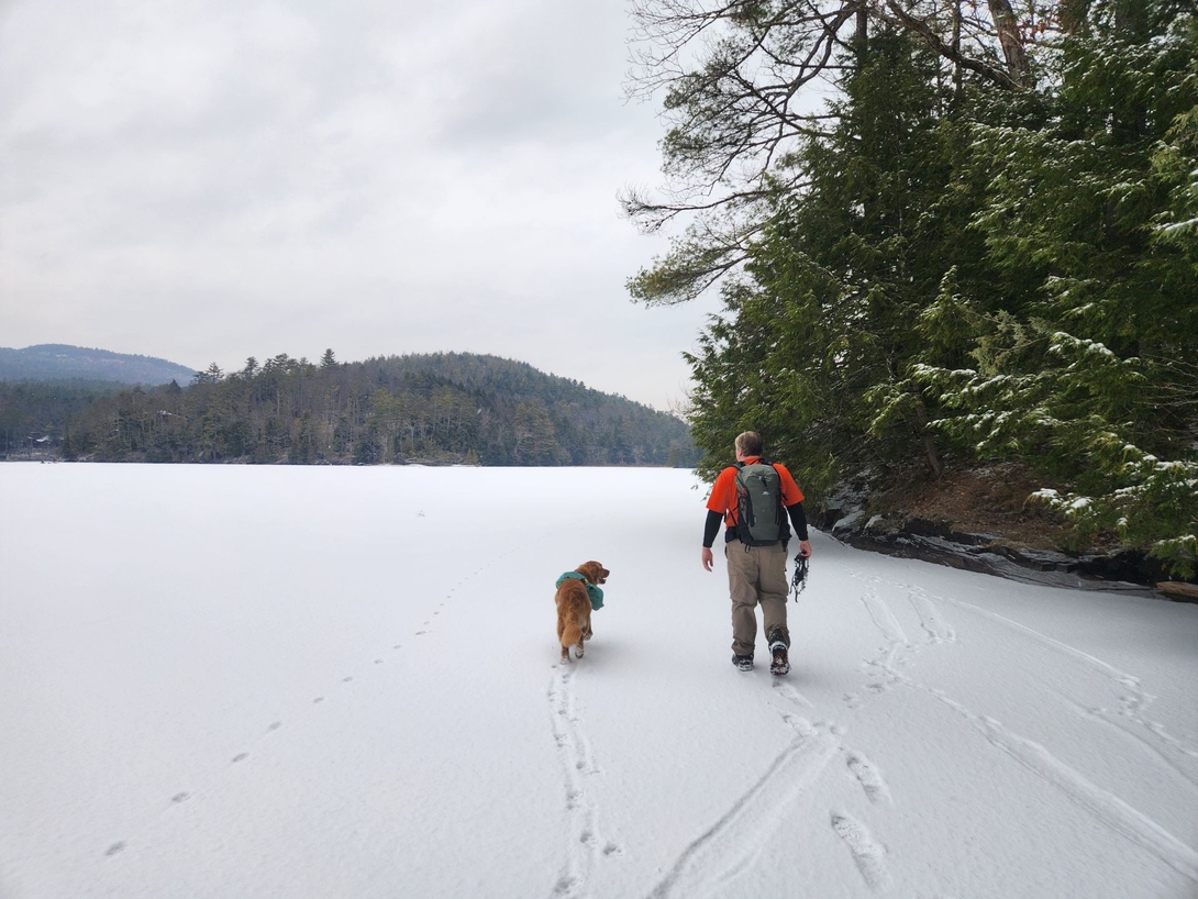 sunny and dan on the lake