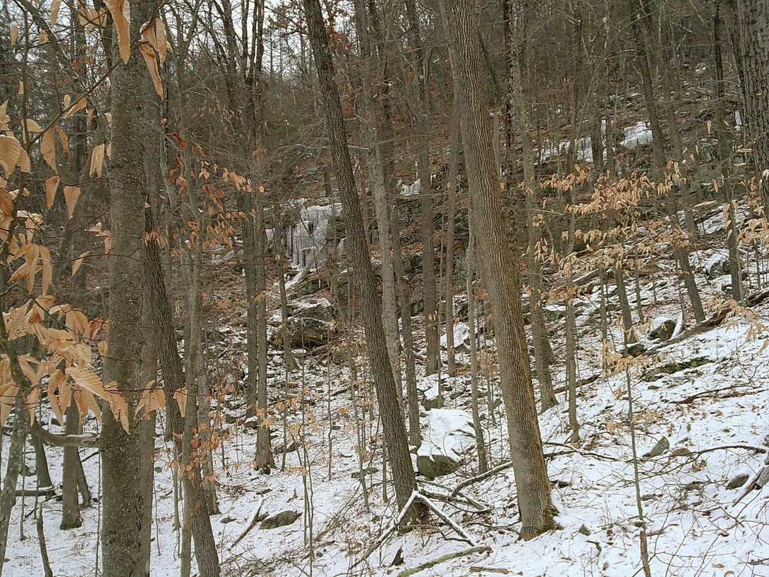 distant waterfalls
