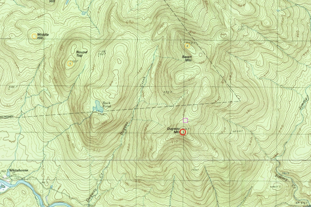 buck pond map