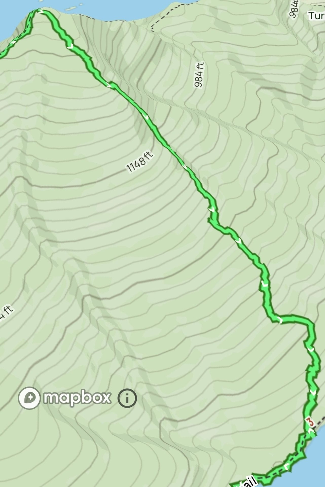 map of the bushwhack