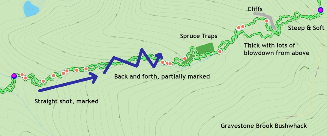 gravestone brook bushwhack guide