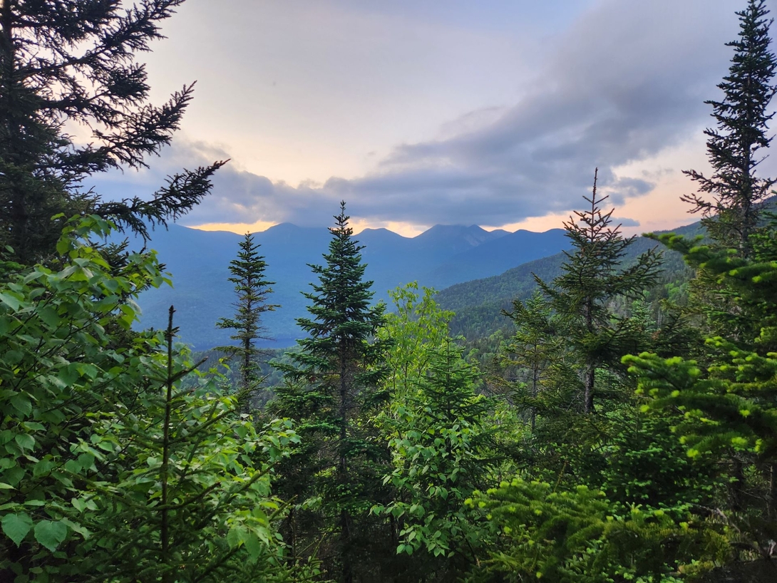 sunset on Pinnacle