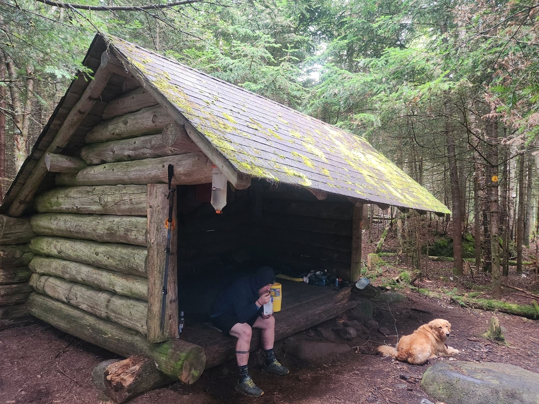 uphill lean-to