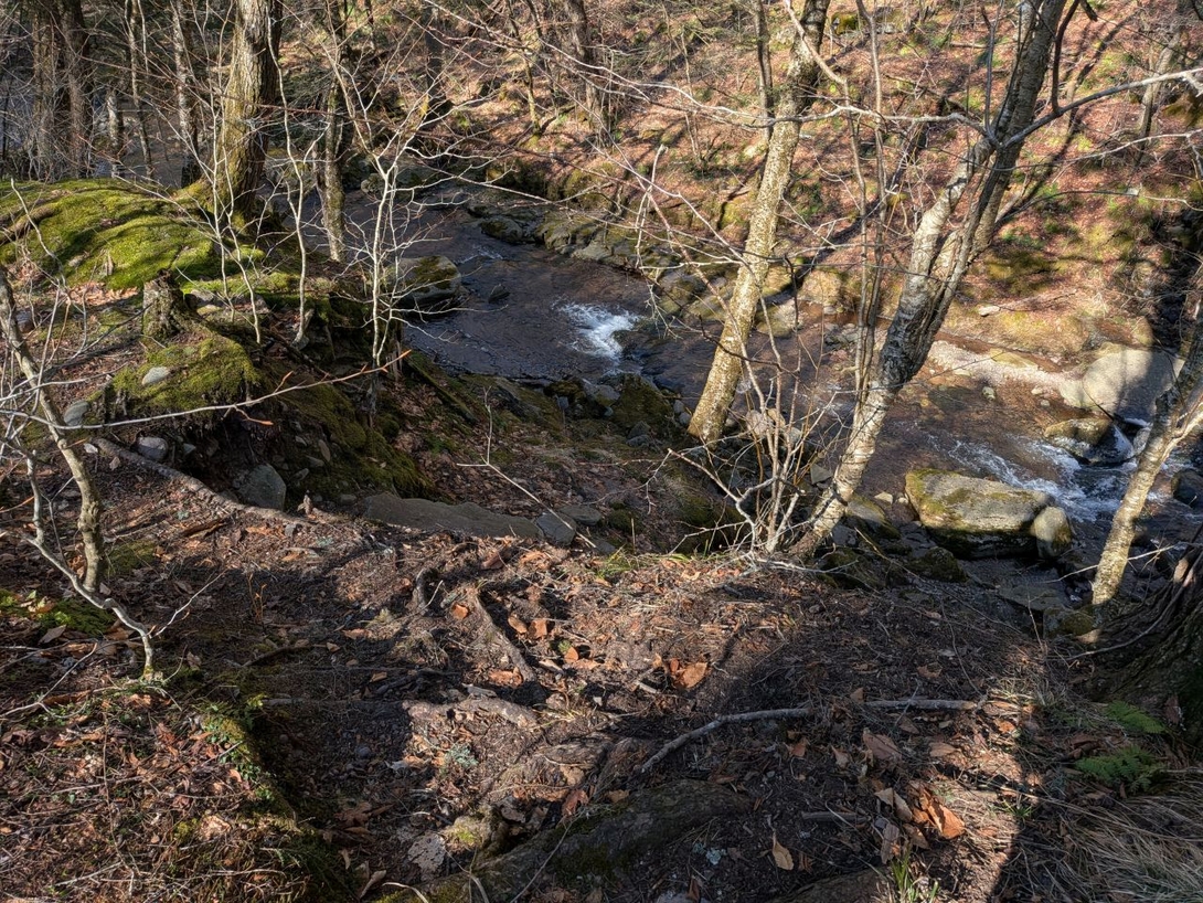 Water access at biscuit brook lean-to